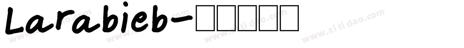 Larabieb字体转换