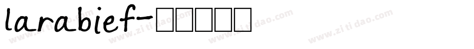 larabief字体转换