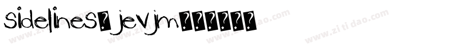 Sidelines-jEVJM字体转换