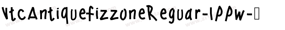 VtcAntiquefizzoneReguar-lPPw字体转换