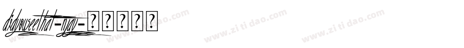 DidYouSeeThat-njAY字体转换