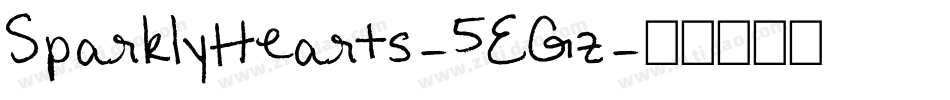 SparklyHearts-5EGz字体转换 SparklyHearts-5EGz字体转换