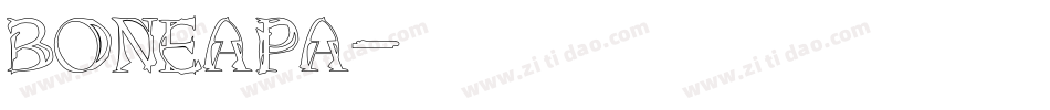 BONEAPA字体转换