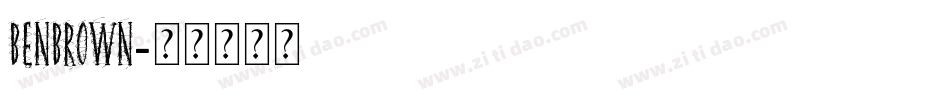 BENBROWN字体转换