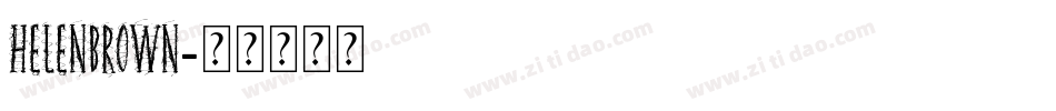 HelenBrown字体转换