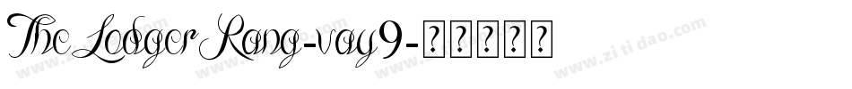 TheLodgerRang-vay9字体转换