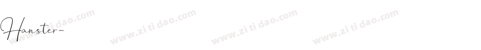 Hanster字体转换