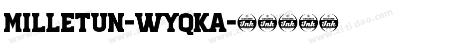 Milletun-WyqKA字体转换