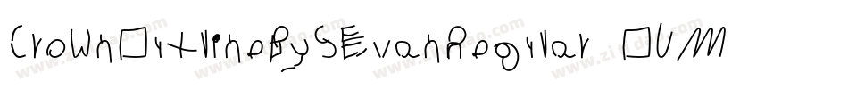 CrownOutlineBySEvanRegular-OVM3p字体转换