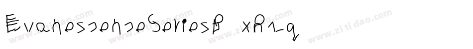 EvanescenceSeriesB-xRzq字体转换