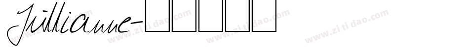 Jullianne字体转换