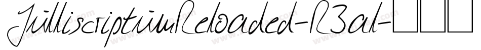JulliscriptumReloaded-R3al字体转换