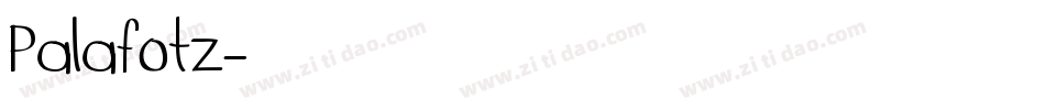 Palafotz字体转换