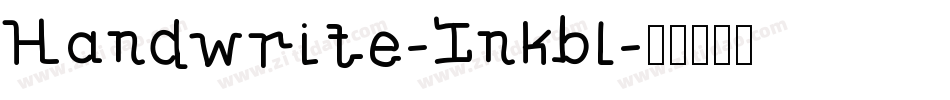 Handwrite-Inkbl字体转换