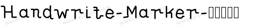 Handwrite-Marker字体转换