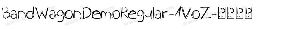 BandWagonDemoRegular-1VoZ字体转换