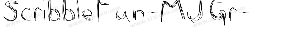 ScribbleFun-MJGr字体转换