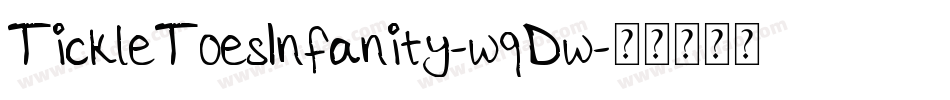 TickleToesInfanity-wqDw字体转换