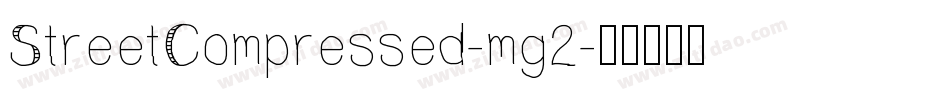 StreetCompressed-mg2字体转换