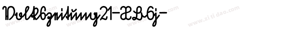Volkszeitung21-XB6j字体转换