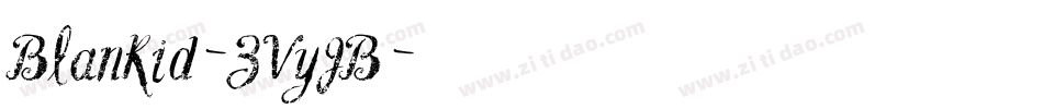 Blankid-ZVyJB字体转换