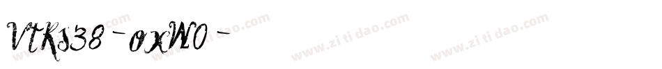 Vtks38-oxW0字体转换