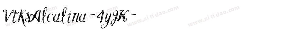 VtksAlcalina-4yJK字体转换