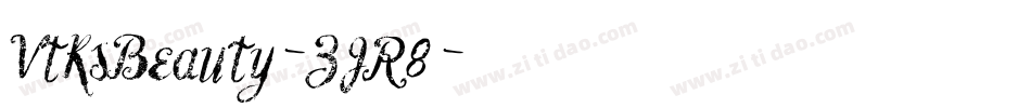 VtksBeauty-ZJR8字体转换