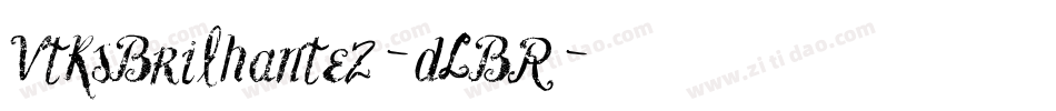 VtksBrilhante2-dLBR字体转换