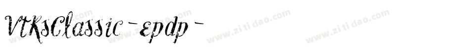 VtksClassic-epdp字体转换