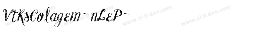 VtksColagem-nLeP字体转换
