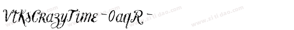 VtksCrazyTime-0aqR字体转换