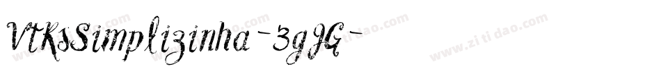 VtksSimplizinha-3gJG字体转换