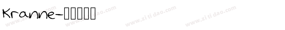 Kranne字体转换