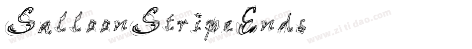 SalloonStripeEnds字体转换