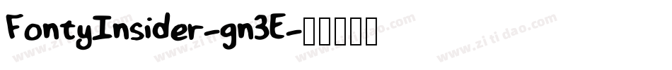 FontyInsider-gn3E字体转换
