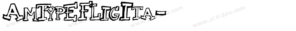 AmTypEFLigIta字体转换