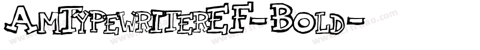 AmTypewriterEF-Bold字体转换