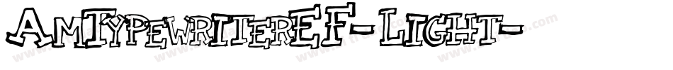 AmTypewriterEF-Light字体转换
