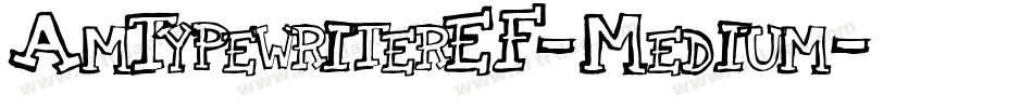 AmTypewriterEF-Medium字体转换