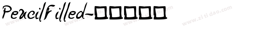 PencilFilled字体转换