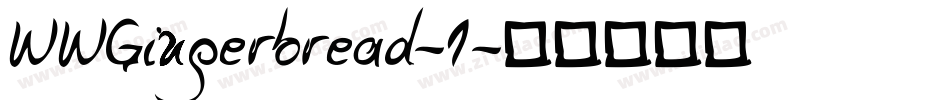 WWGingerbread-1字体转换