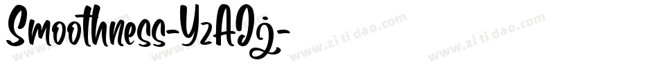 Smoothness-YzAJj字体转换