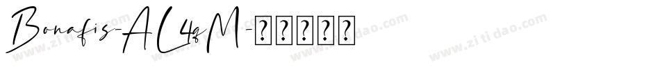 Bonafis-AL4qM字体转换