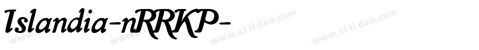 Islandia-nRRKP字体转换