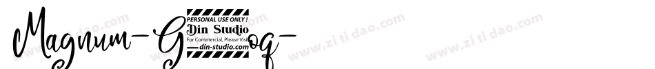 Magnum-G3oq字体转换