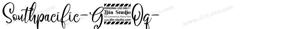 Southpacific-G5Oq字体转换 Southpacific-G5Oq字体转换