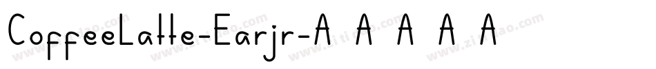 CoffeeLatte-Earjr字体转换