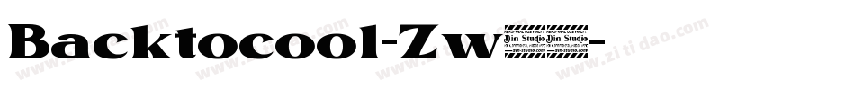 Backtocool-Zw48字体转换