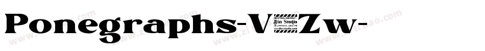 Ponegraphs-V1Zw字体转换